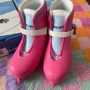 Bauer Kids Pink Ice Skates